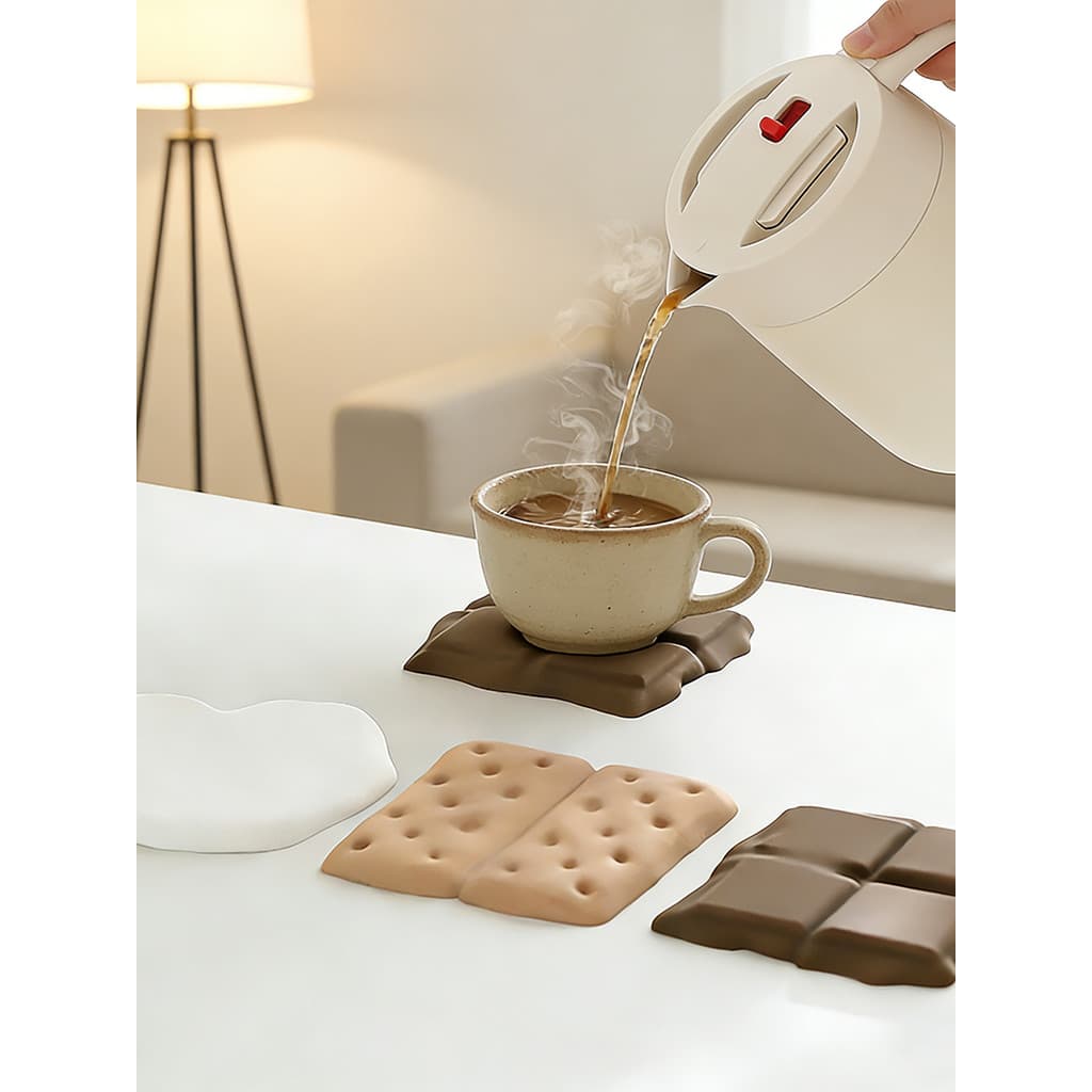 Almofada de isolamento de porta-copos de Silicone doméstico Premium almofada de isolamento Placemat resistente a altas t
