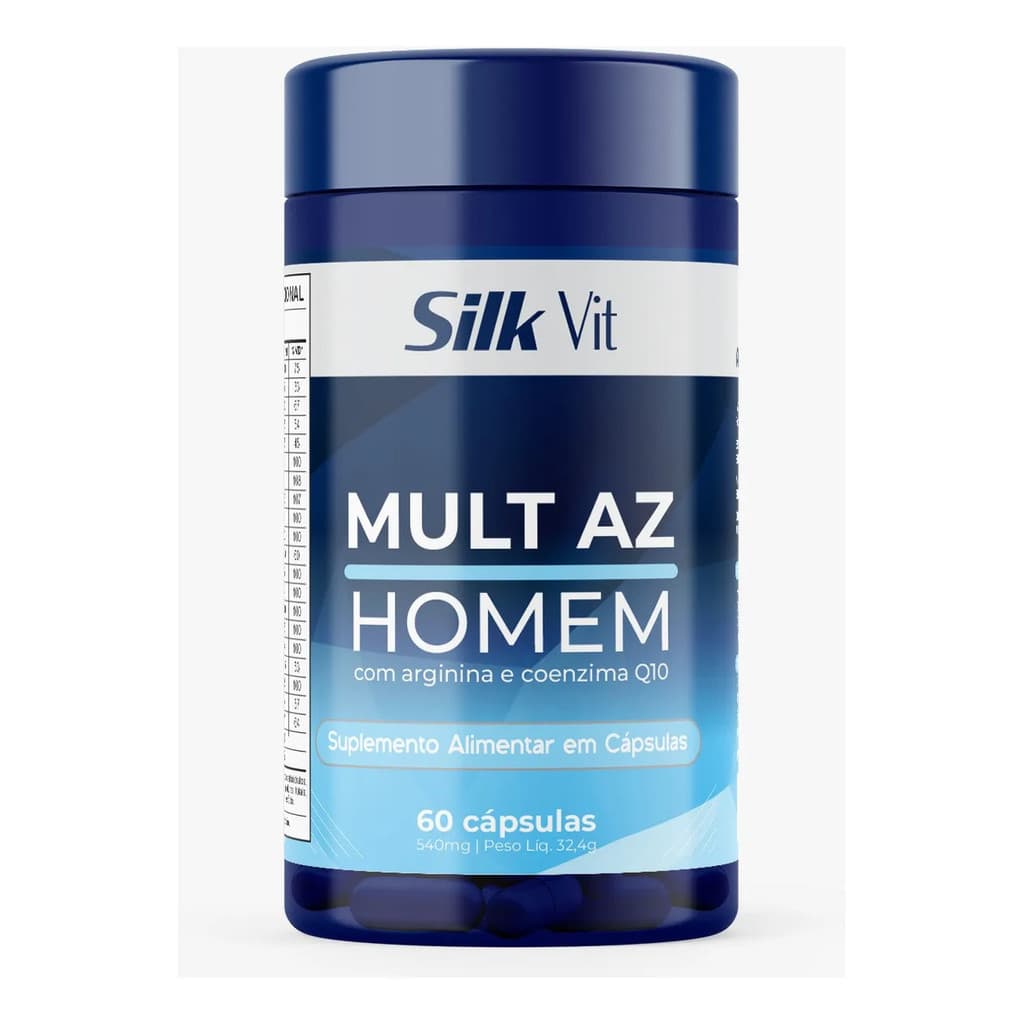 Suplemento Multivitamínico Az Homem Arginina Coq10 60 Caps
