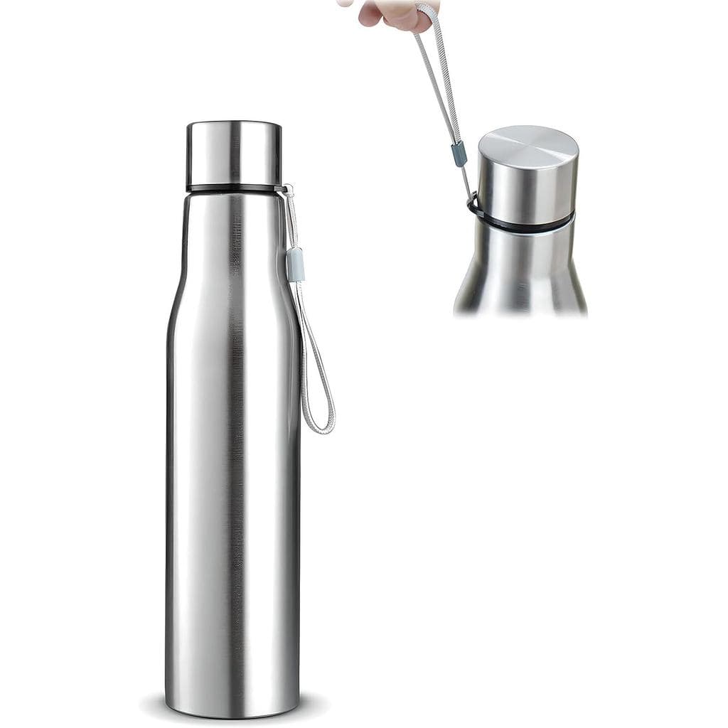 Garrafa de água isolada de 17oz/24oz/32oz, garrafa de água esportiva de aço inoxidável com alça; garrafa de água esporti
