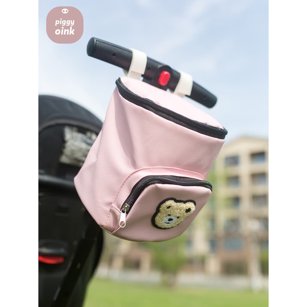 Porco Hum bebê andando bebê ferramenta útil carrinho de armazenamento balde saco carrinho de bebê saco de armazenamento