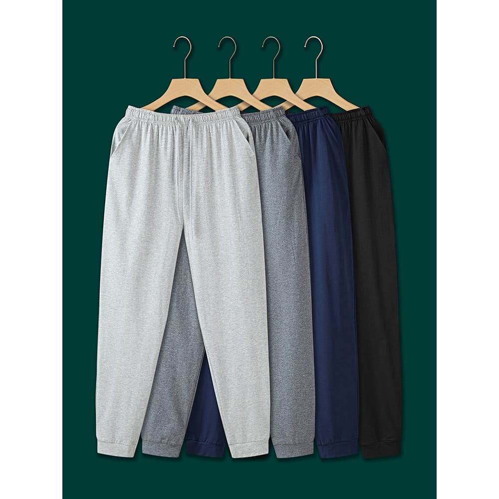 Calças masculinas verão estilo fino Leggings calças de algodão puro calças casuais calças esportivas masculinas calças c