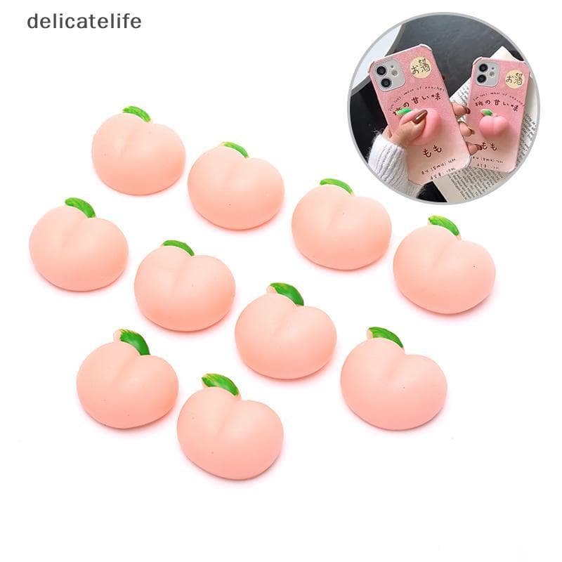 Creme De Pêssego Macio Perfumado Super Lento Subindo Alívio Do Estresse Brinquedos De Apertar