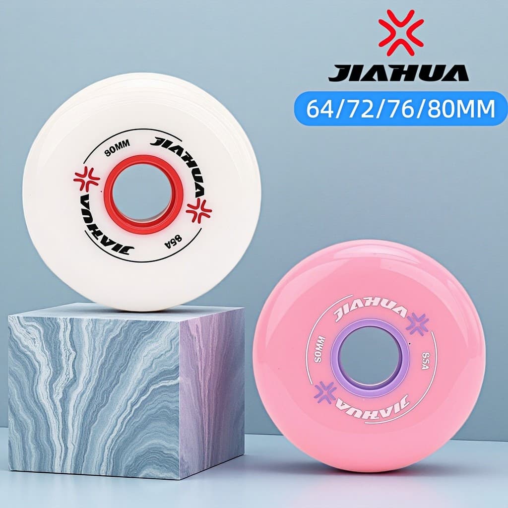 Roda de patins em linha profissional, alta elasticidade, resistente ao desgaste, borracha, patins, acessórios, polia, fl