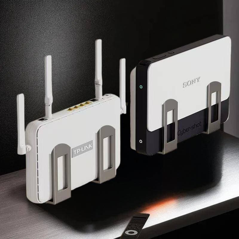 [Shnzd] Caixa De Armazenamento De Roteador Braet Montado Na Parede Para Conjunto Top Box Organizador WiFi Com Recurso De