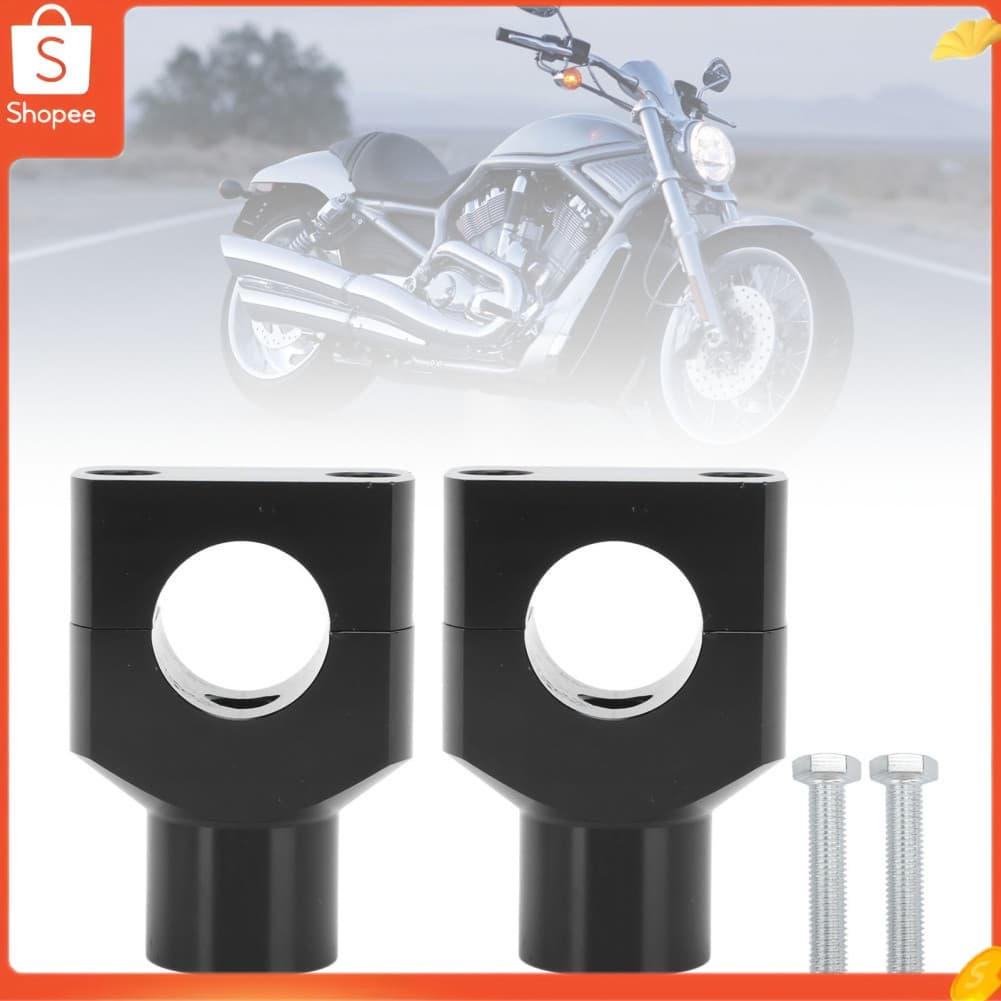 Hap braçadeiras de suporte para guidão de motocicleta, montagem riser de metal para guidão de 25 mm de diâmetro,