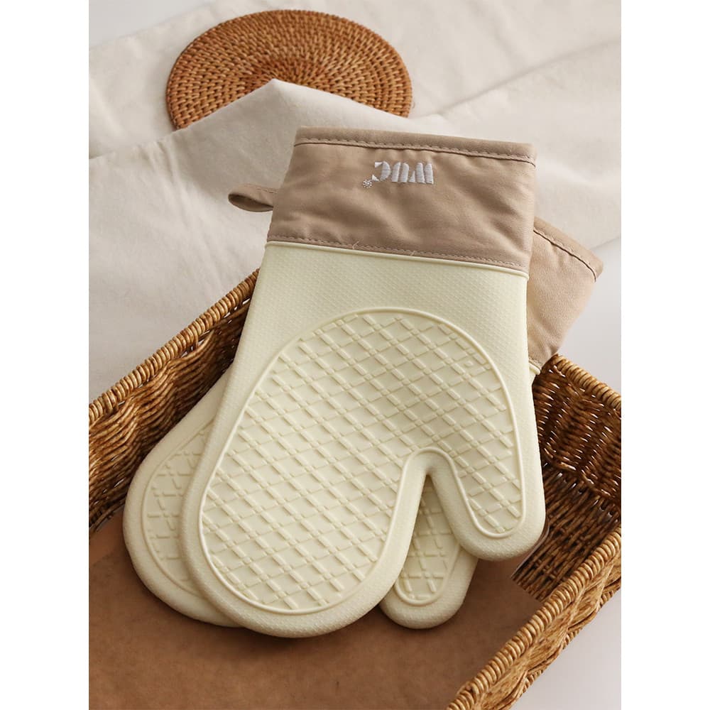 Luvas de isolamento térmico de Silicone para cozinha Luvas de forno espessadas Luvas especiais para cozimento de forno d