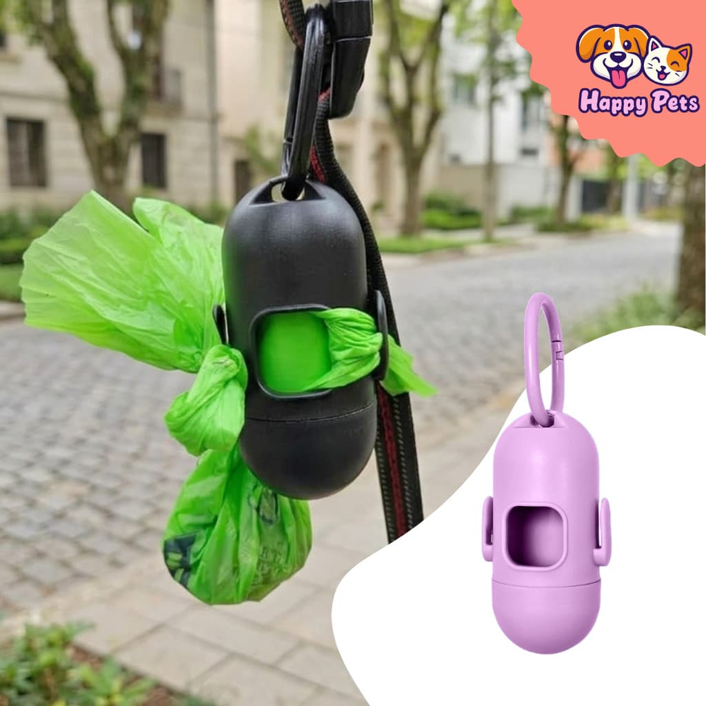 Porta Saquinho Cata Caca Para Cães Robo Poop Com Suporte Para Pendurar o Saquinho Da Pet Games