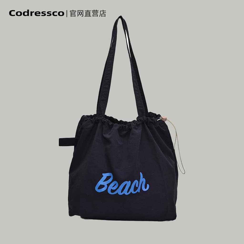 Bolsa feminina versão coreana novo estilo leve Casual All-Match cordão grande capacidade bolsa de ombro bolsa de montanh