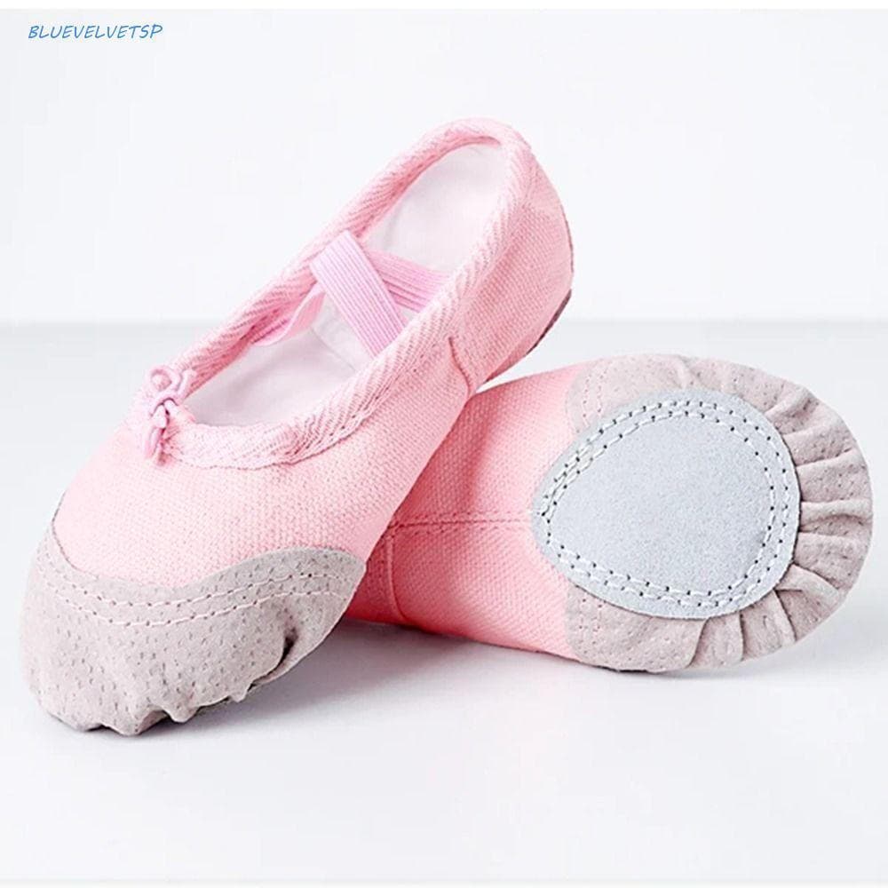 Sapatos De Bailarina BLUEVELVETSP , Dança De Balé Com Sola Macia De 5 Cores , Chinelos Para Adultos Cordão