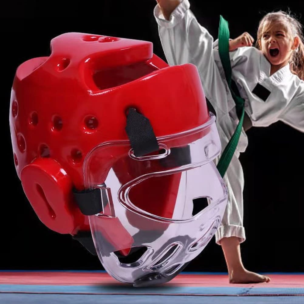 Protetor De Cabeça Profissional Para Taekwondo , Capacete MMA , Muay Thai , Boxe , Karatê , WTF , Kickboxing