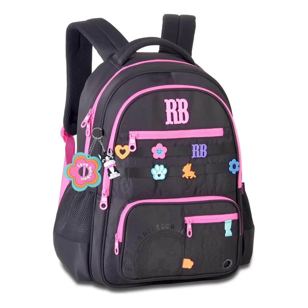 Mochila De Costas Rebecca Bonbon Flower Power Rb26230