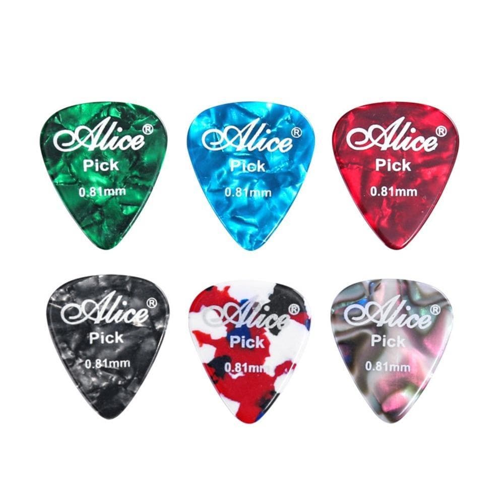 Palheta De Guitarra Em Cores Mistas , 5 Peças , Aleatórias , Palhetas De Celulóide Coloridas ,