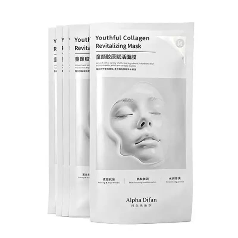 Máscara de ressurreição de colágeno facial Alpha Difan Alpha Difan 1 peça