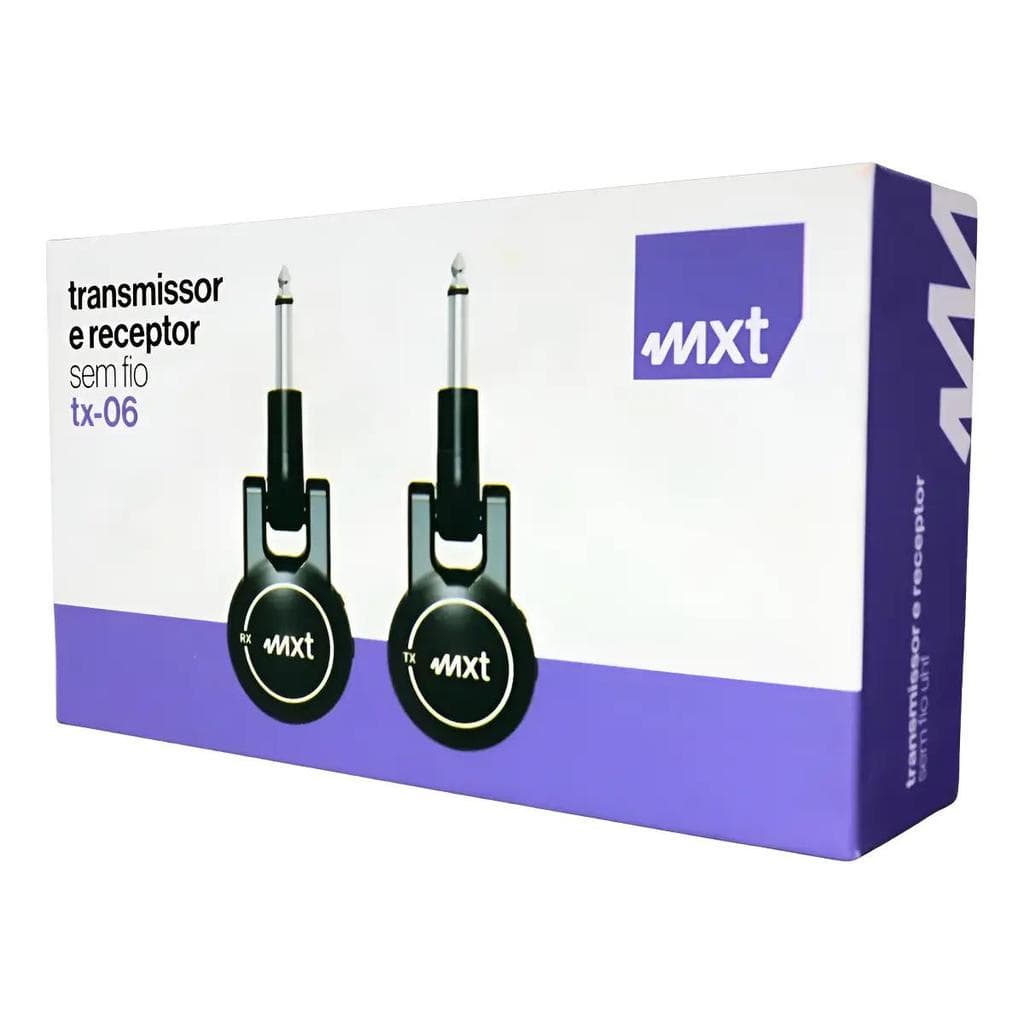 Transmissor E Receptor Sem Fio Para Guitarra Mxt Tx-06