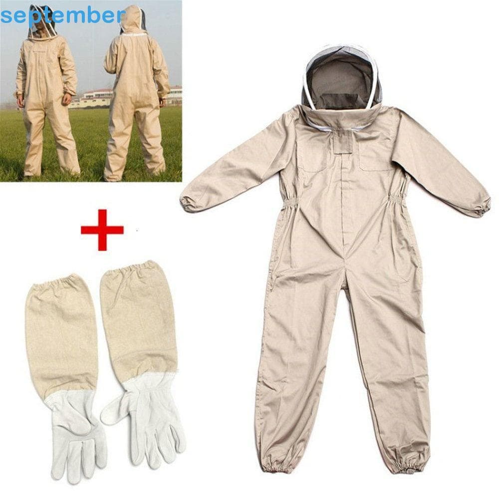 Ternos Protetores De Apicultura SEPTEMBERB , Traje De Abelha Com Design Ventilado Durável Luvas , Cobertura De Corpo Int