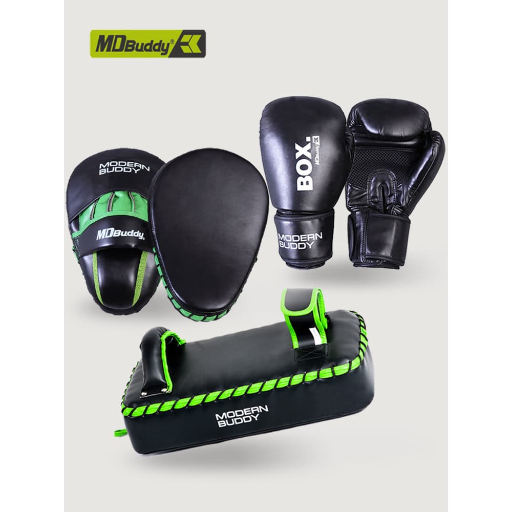 MDBuddy luvas de boxe adulto homens mulheres Sanda treinamento de luta Boxer alvo livre caixa de combate pé alvo