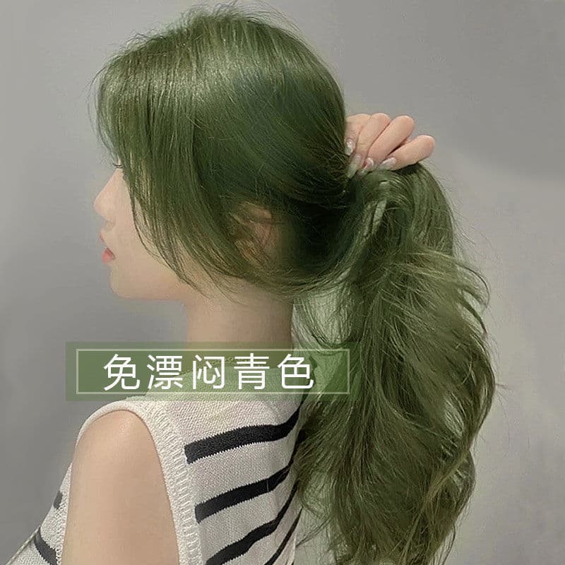 Creme de tintura de cabelo ciano abafado 2025 cor Popular clareamento tintura de cabelo creme planta própria tintura est