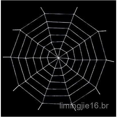 Teia De Aranha Gigante Decoração Halloween Festas (1,50 M e 2,5 M)