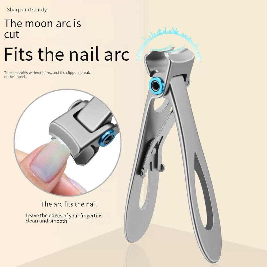 Cortador de Unhas de Abertura Grande - Clippers de Unhas do Pé Portátil e Resistente em Aço Inoxidável