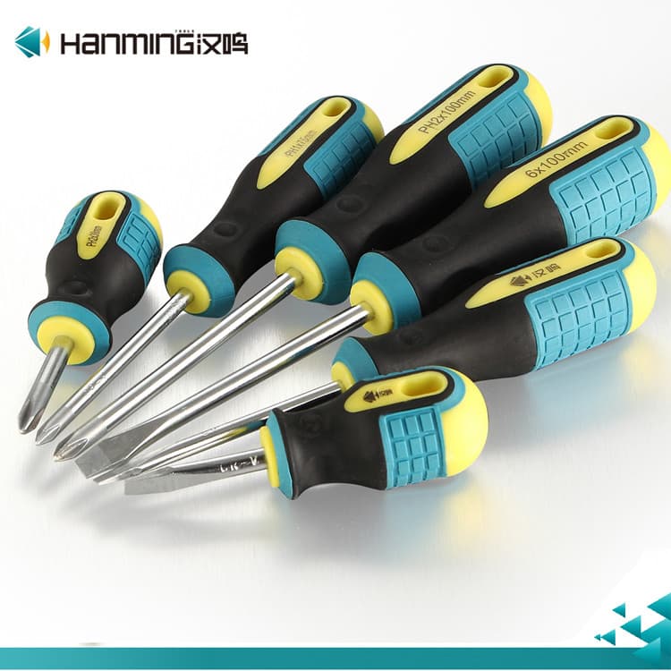 Hanming ~ Chave de fenda Conjunto de 6 peças Chave de fenda com fenda plana/Philips Torx Chave de fenda com fenda plana