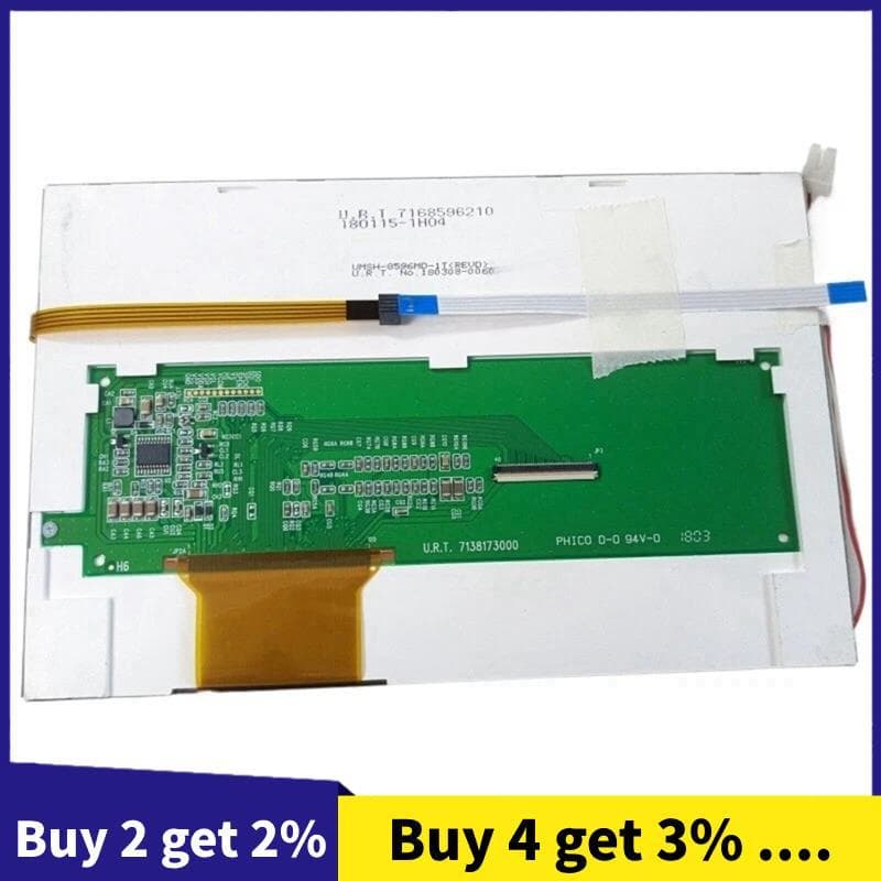 UMSH-8596MD-7T 1T U . R T 7138173000 Tela LCD De 7 " E Digitalizador De Vidro Com De Toque