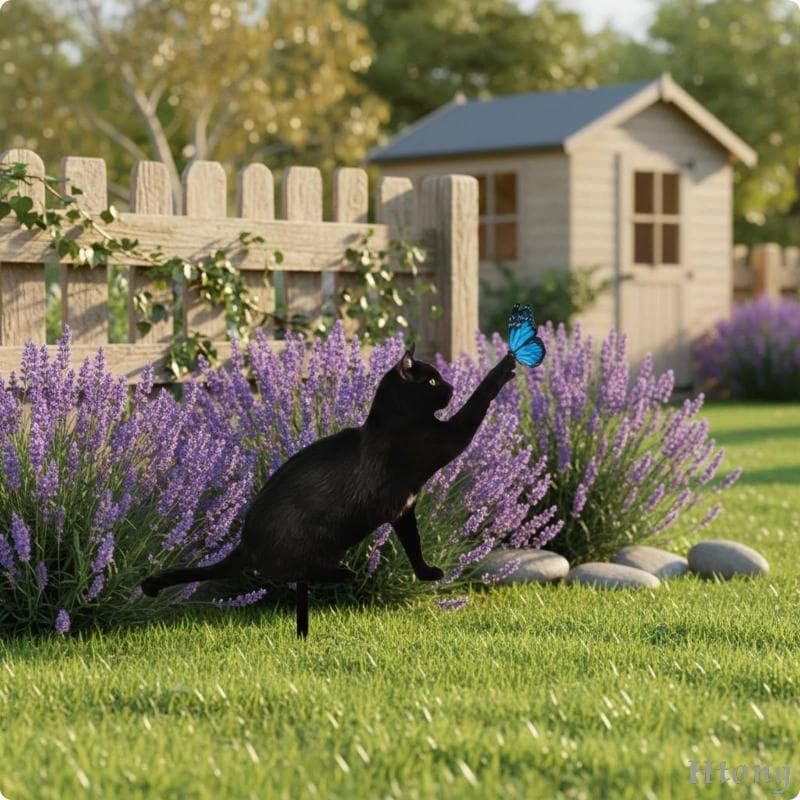 [Htong] Decoração De Jardim De Metal Frango Estaca Ornamental Ao Ar Livre Pássaro Decorativo Para Cerca De Gramado E Pas