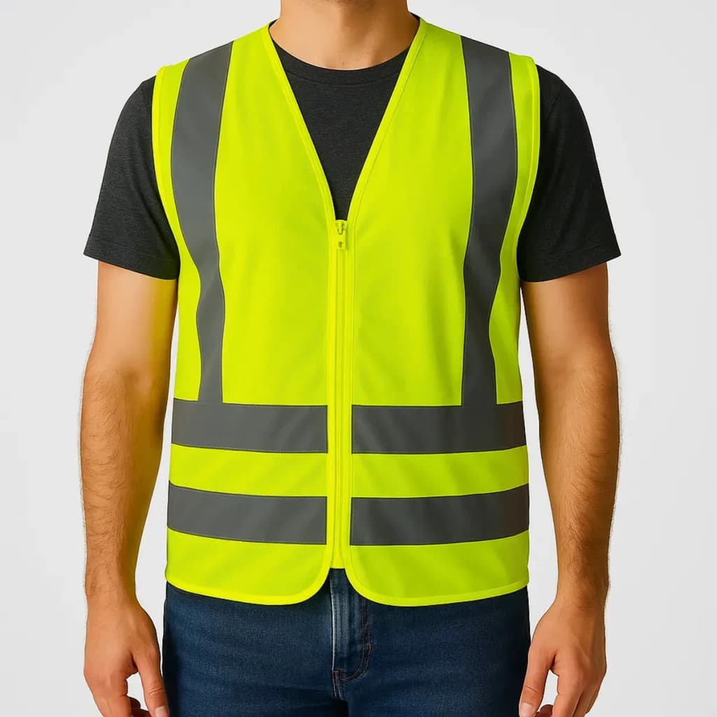 Colete Refletivo Epi S/bolso Alta Visibilidade Para Trabalho