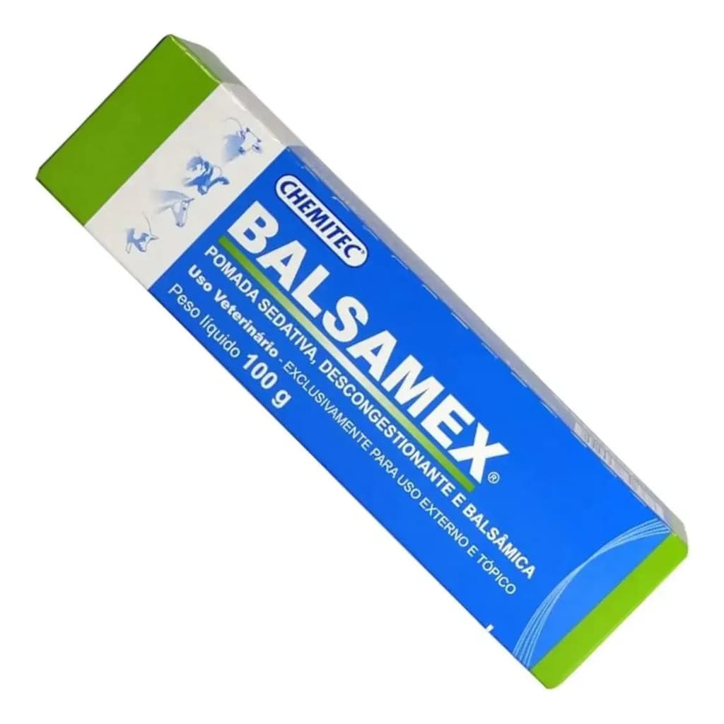 Balsamex 100g Pomada Chemitec Sedativa Descongestionante