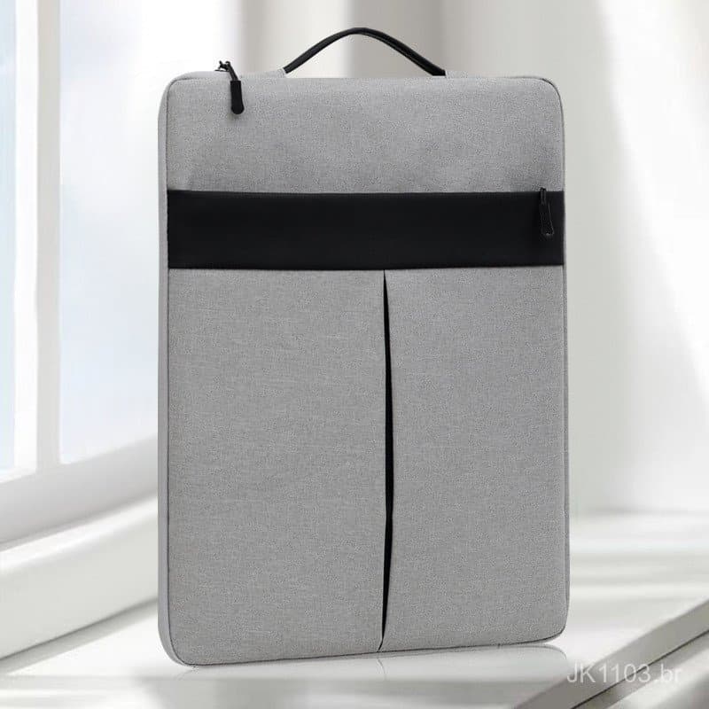 Bolsa Protetora Portátil para iPad e Laptop, Capa para Tablet 12/14/15 Polegadas, Bolsa para Documentos de Escritório co