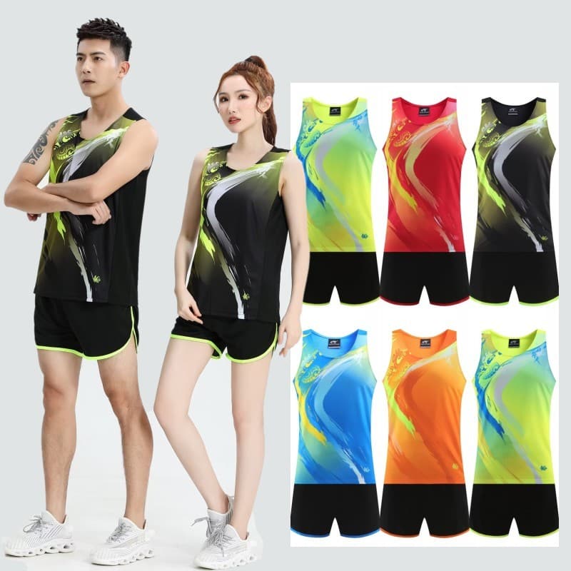 Zero resistência treinamento esportivo competição correndo Fitness crianças maratona teste pista e campo terno colete te