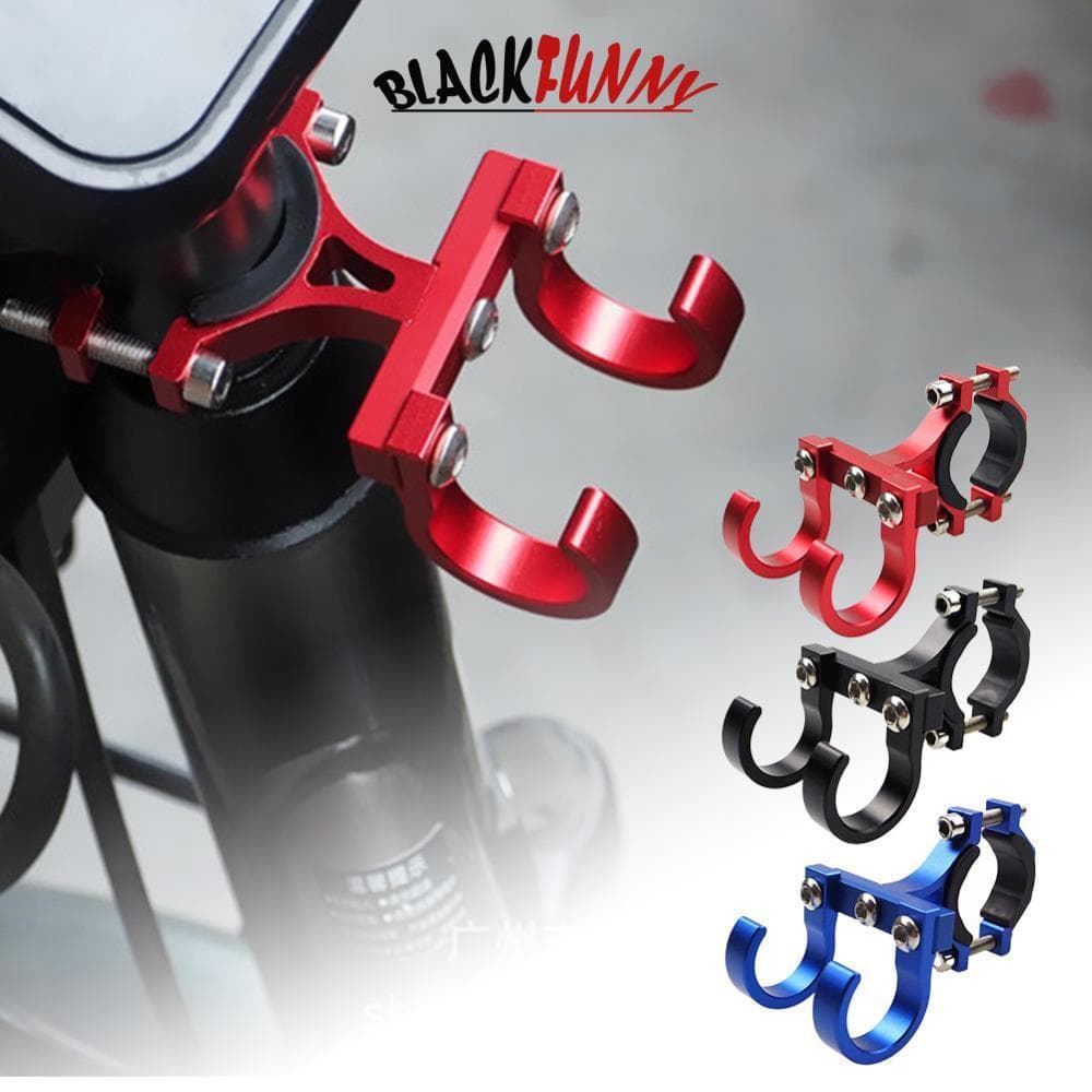 BLACKFUNNY Scooter Elétrico Duplo Ganchos De Metal Simples Prateleira Da Bicicleta Tubo Armazenamento Cabide Fivela Ebik
