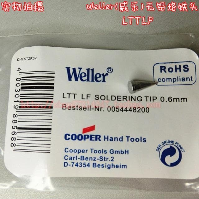Weller (weller) ponta de ferro de solda sem chumbo WSP80 alça ponta de soldagem lt LF 0.6MM promoção de ponta de ferro d