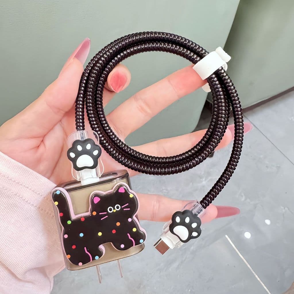 Simples Apple 17 carregador cabo capa protetora 20w adequado para iPhone16 Anti-quebra 15 caso de cabeça de carregamento