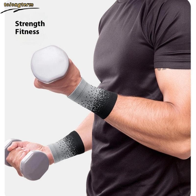 2pc Cintura Alta Elasticidade Tênis Suporte De Pulso Cinta Para Fitness Ginásio Correndo Basquete Envolve Protetor