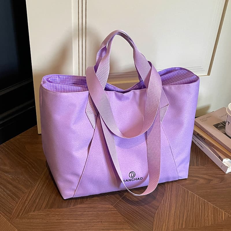 Bolsa leve de viagem curta moda feminina bolsa de grande capacidade bolsa de mamãe à prova d'água esportes academia bols