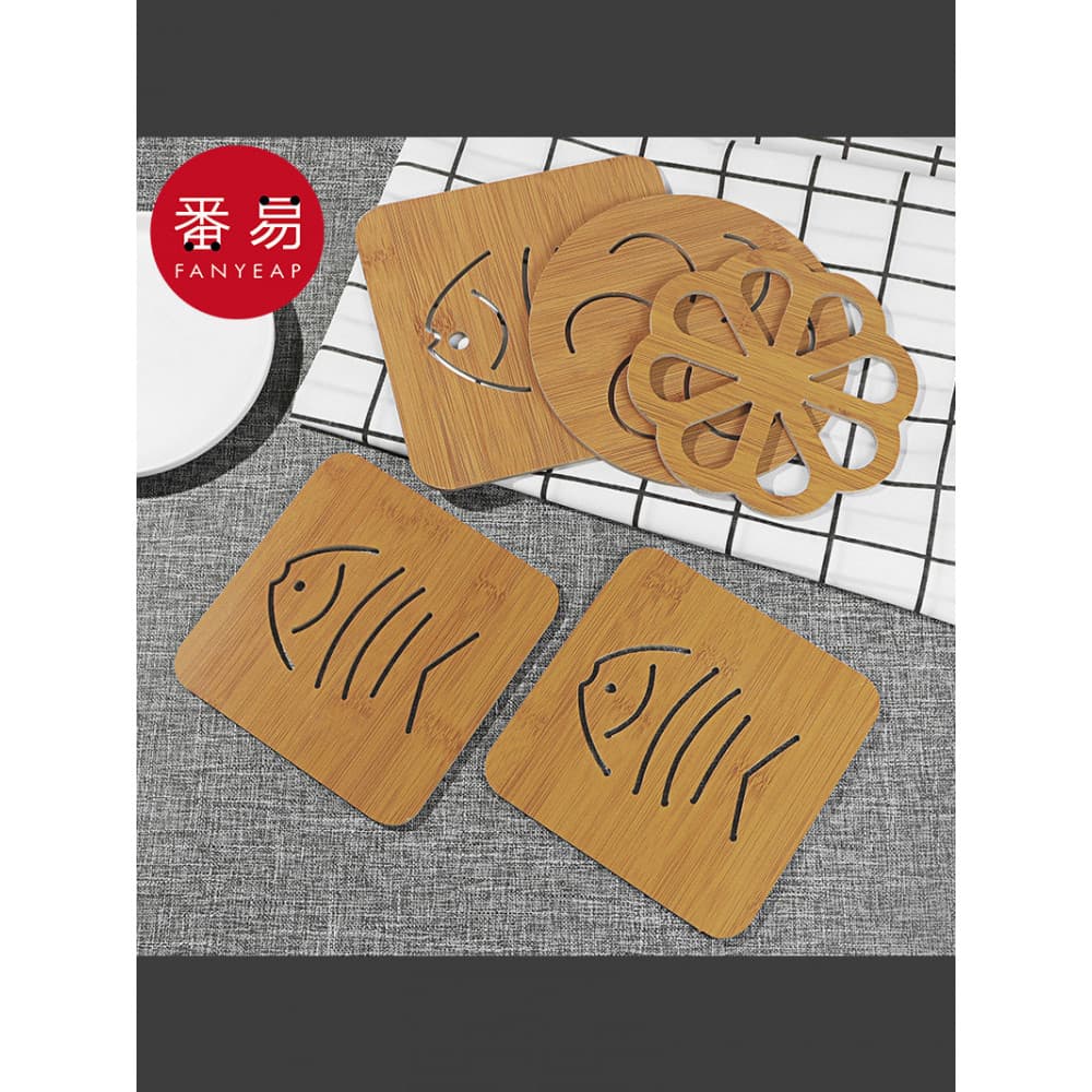 Almofada de isolamento A1pn001-almofada Anti-escaldante tigela placa bonito oco resistente ao calor pote almofada criati
