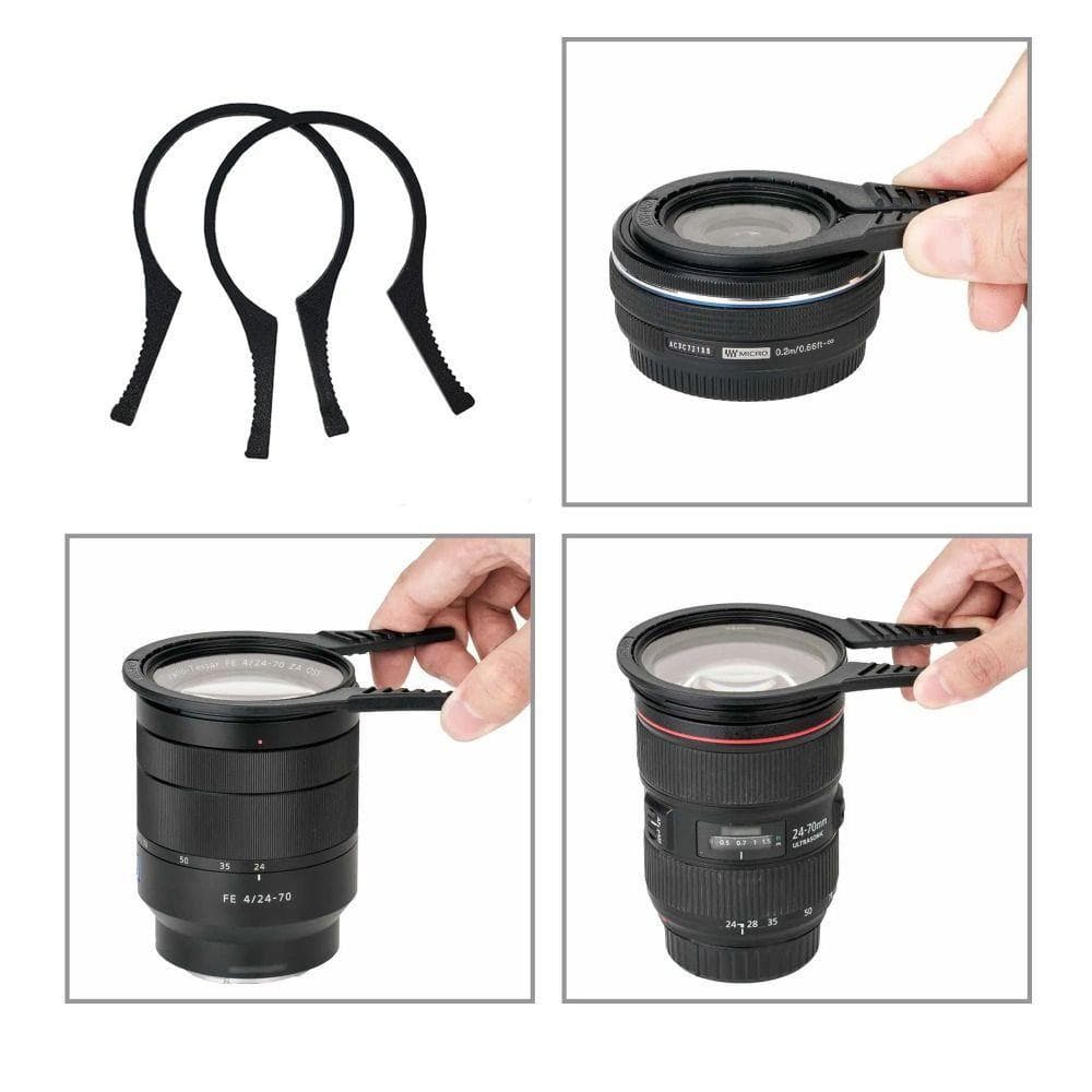 MYRON1 2PCS Ferramenta De Chave De Remoção De Filtro , De Lente De Câmera Portátil Antiderrapante , UV/ND/CPL