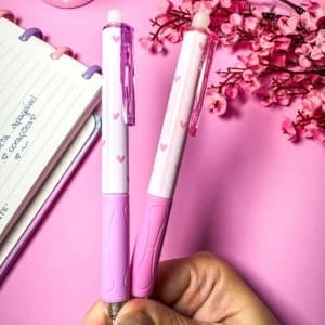 Caneta Gel Apagável 0.5mm - Corações - Tilibra