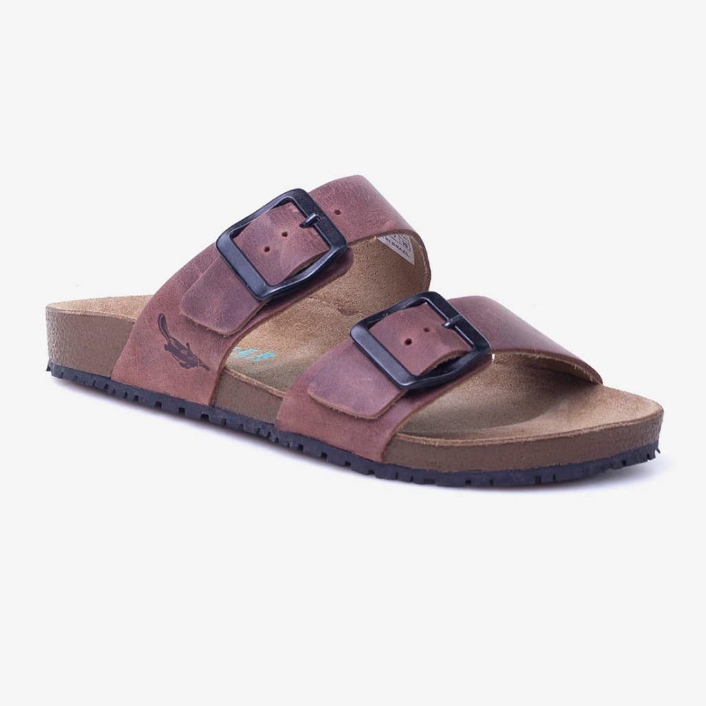 Papete Siena Couro Legítimo Masculina e Feminina Casual Confortável Clássica Estilo Birken Anatômica