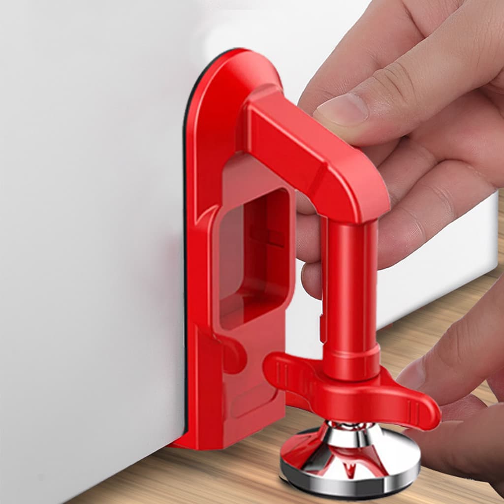 【Không có báo động】Rolha De Porta De Alarme Sonoro Portátil De 80 Decibéis , Fechadura Alimentada Por Bateria Para Segur