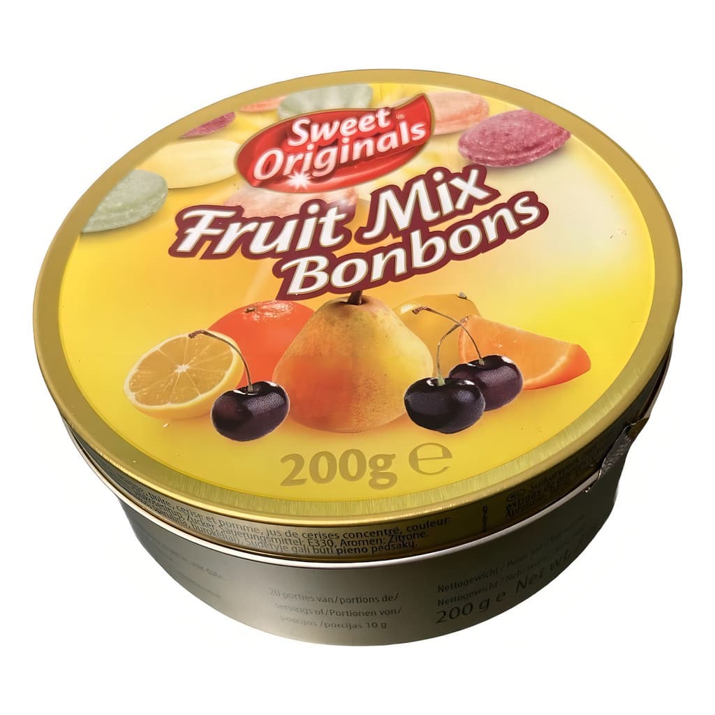 Bala Fruit Mix Sweet Originals Lata 200g