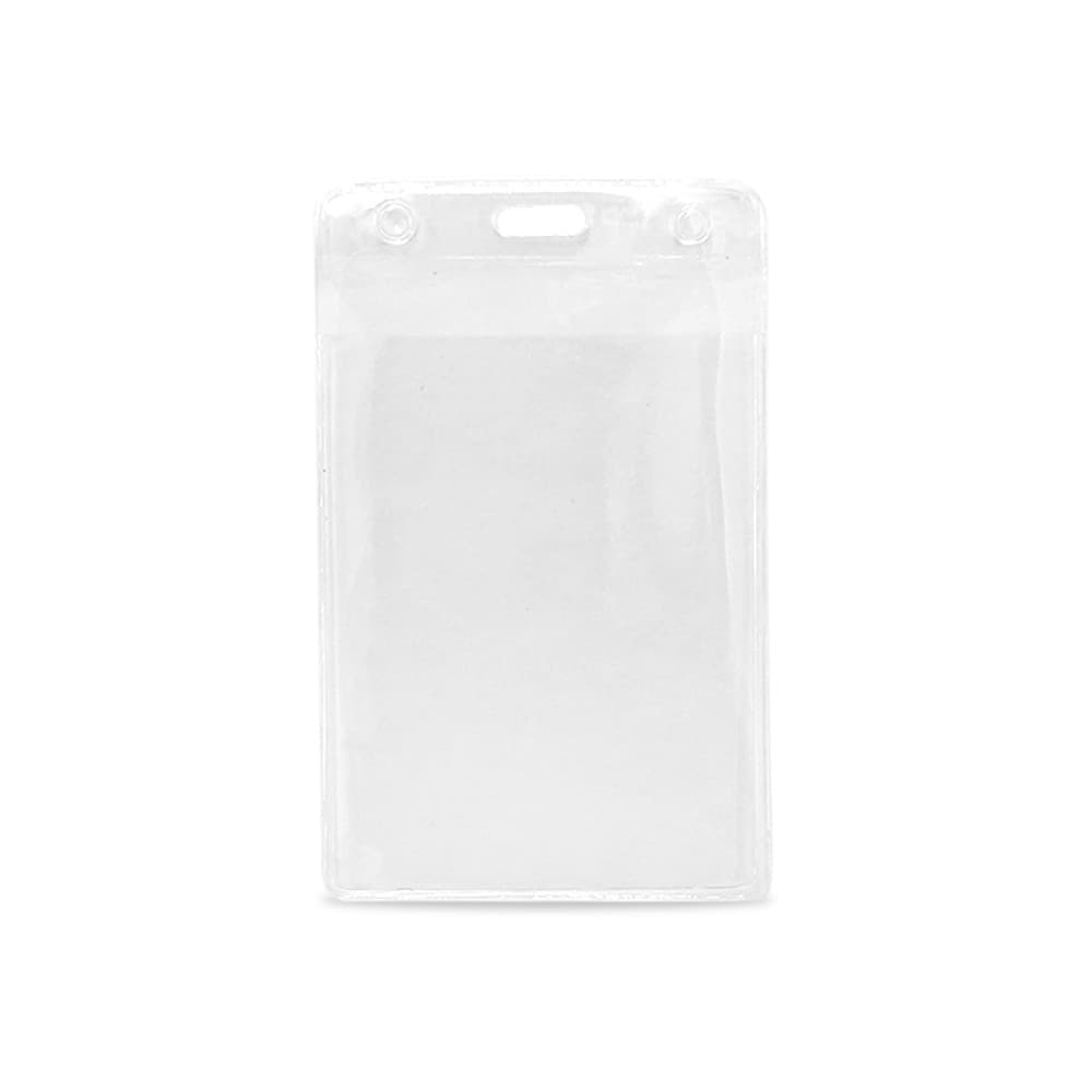 25 Bolsas Porta Crachás/Cartão em PVC Transparente 58X89mm