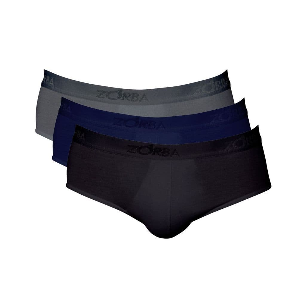 Kit 3 Cuecas Zorba Slip Modal 688