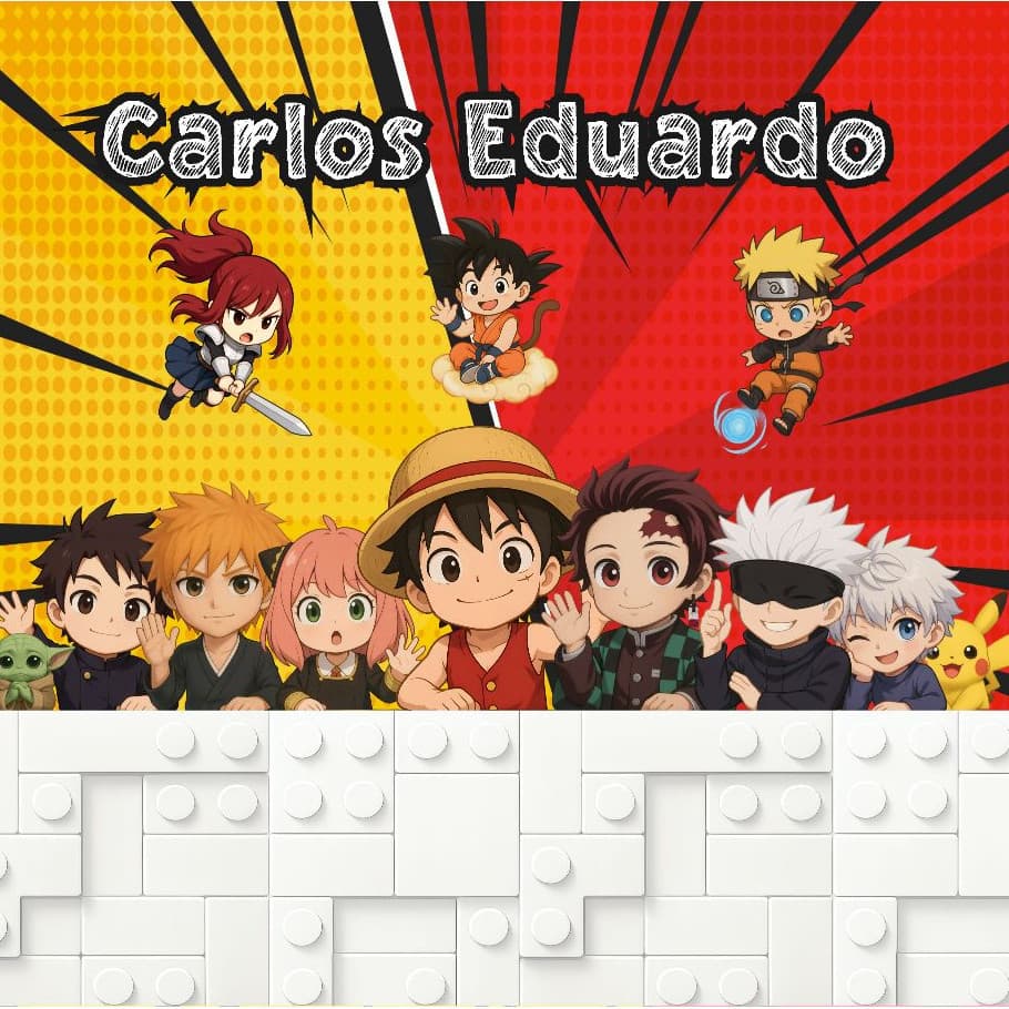 Papel de Parede Animes One Piece Luffy Pokemon Jujutsu Yoda Killua Spy x Family Naruto Fairy Tail
