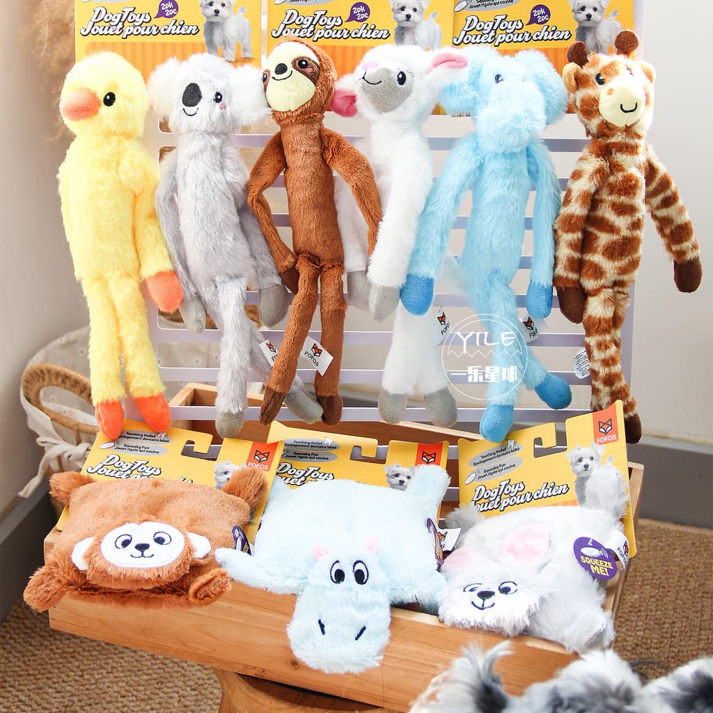Fofos brinquedo de pelúcia voz latindo mãos longas pés longos cães pequenos cães de tamanho médio filhotes aliviar o téd