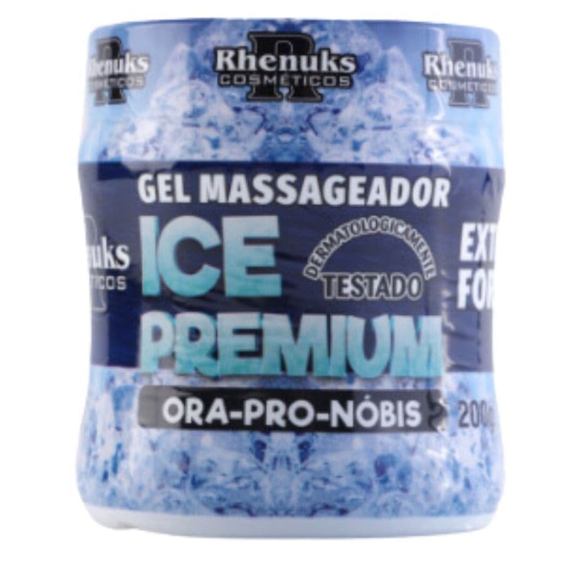 Gel Corporal Massageador Ice Premium 200g Rhenuks Ora-Pro-Nóbis