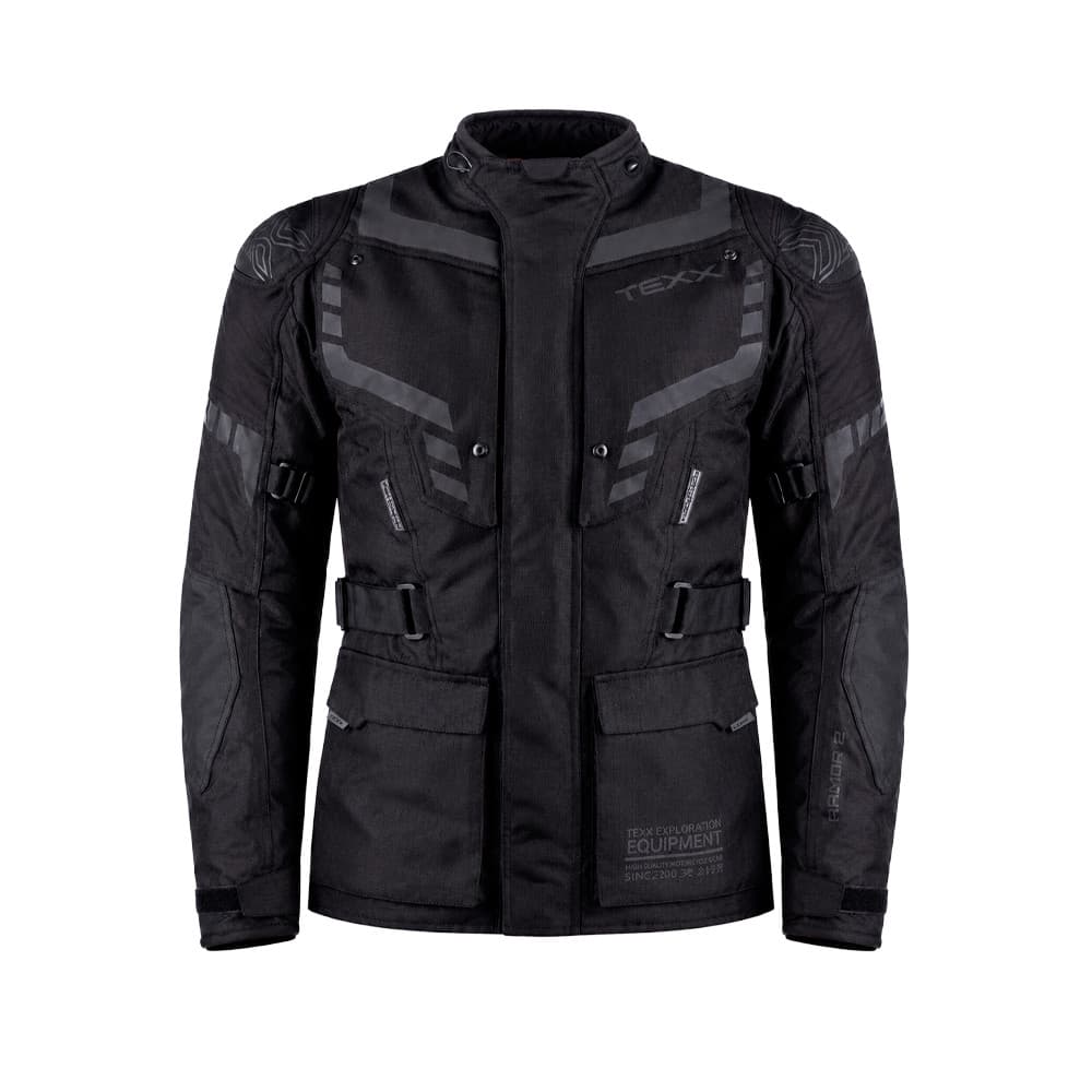 Jaqueta Texx Armor 2 Masculina Preta Moto Motociclista