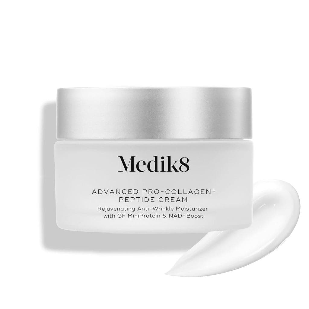 Creme de Peptídeos de Colágeno Avançado Medik8 - Hidratante Facial Diário para Pele Seca - Creme Hidratante Facial com P