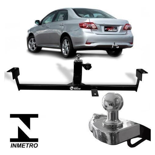 Reboque Engate Toyota Corolla 2008 A 2013 Reforcel 500kg   Inmetro