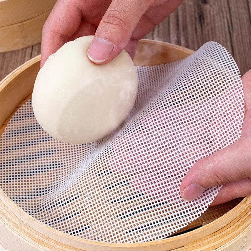 Tapete de vapor de Silicone de qualidade alimentar, gaze de pão cozido no vapor, gaveta antiaderente doméstica, pano par